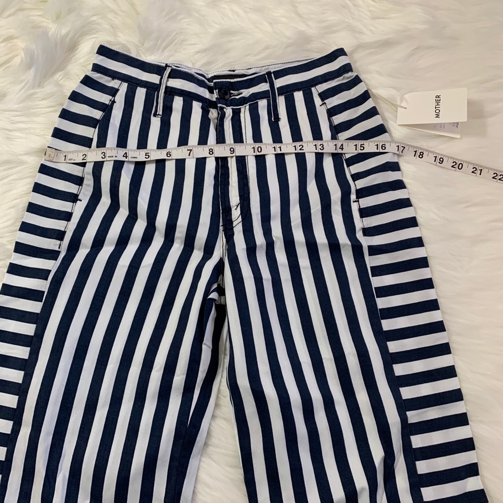 Mother the inset Greaser Jeans Pant Navy Blue Jean - Picture 11 of 12